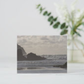 ペラン港の荒波 ポストカード (スタンド正面)