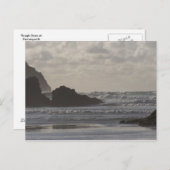 ペラン港の荒波 ポストカード (正面/裏面)