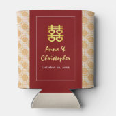 ペラ伝統的ナ中国の結婚カン 缶クーラー (裏面)