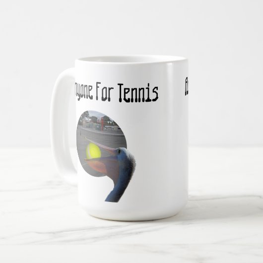 ペリおもしろいカンのテニス選手、コーヒーマグ コーヒーマグカップ (正面左)