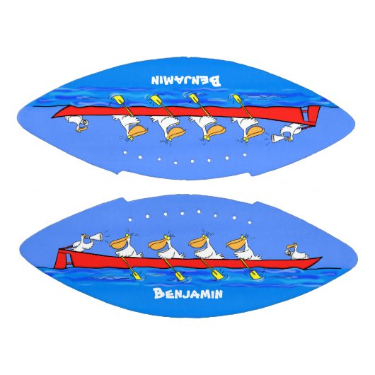 ペリおもしろいカン漕ぎ漫画イラストレーション アメリカンフットボール (パネル)