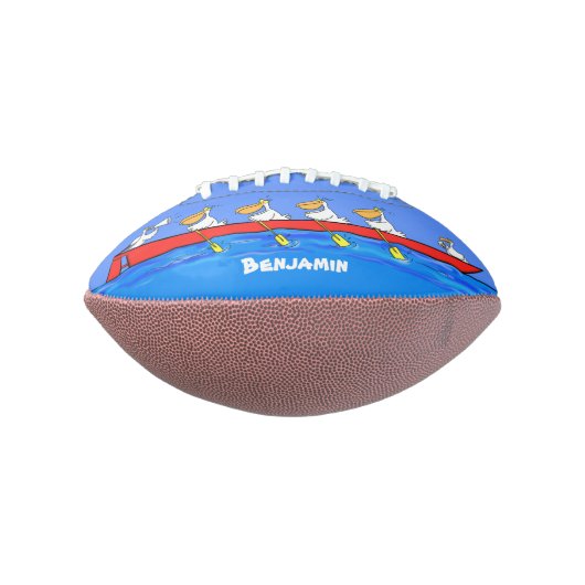 ペリおもしろいカン漕ぎ漫画イラストレーション アメリカンフットボール (回転90)