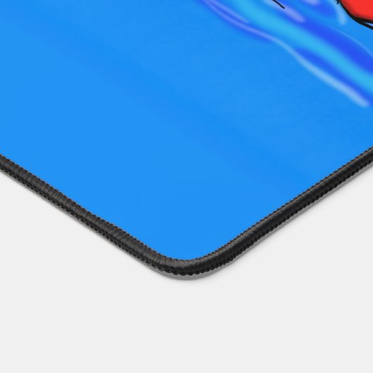 ペリおもしろいカン漕ぎ漫画イラストレーション デスクマット (コーナー)