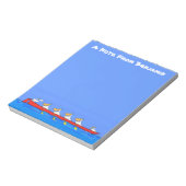 ペリおもしろいカン漕ぎ漫画イラストレーション ノートパッド (回転)