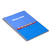 ペリおもしろいカン漕ぎ漫画イラストレーション ノートブック (右側)