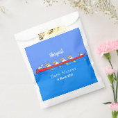 ペリおもしろいカン漕ぎ漫画イラストレーション フェイバーバッグ (封をした状態)