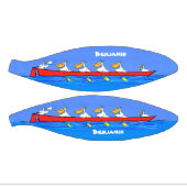 ペリおもしろいカン漕ぎ漫画イラストレーション ミニバスケットボール (パネル)