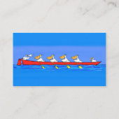 ペリおもしろいカン漕ぎ漫画イラストレーション 名刺 (裏面)