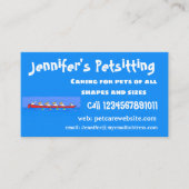 ペリおもしろいカン漕ぎ漫画イラストレーション 名刺 (正面)