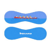 ペリおもしろいカン漕ぎ漫画イラストレーション 野球ボール (パネル)