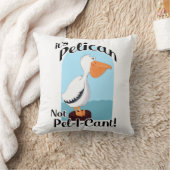 ペリおもしろいカンPel I Cant Birdおもしろいライフモットー クッション (ブランケット)