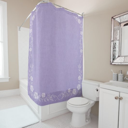 ペリウィンクルの夢想 シャワーカーテン (インサイチュ)