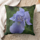 ペリウィンクルアイリスリバーシブル装飾用クッション クッション (ブランケット)