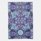 ペリウィンクルガーデンカスタマイズ可能なキッチンタオル キッチンタオル (縦)