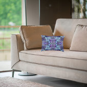 ペリウィンクルガーデンランバー アクセントクッション