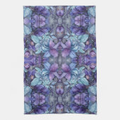 ペリウィンクルガーデン キッチンタオル (縦)