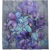 ペリウィンクルガーデン シャワーカーテン (正面)