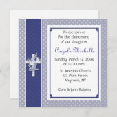 ペリウィンクルクリスチャン招待状 招待状 (正面/裏面)