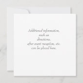 ペリウィンクルクリスチャン招待状 招待状 (裏面)