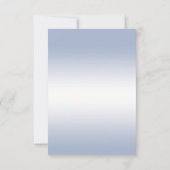 ペリウィンクルグリッター結婚&シルバーリングや輪 セーブザデート (裏面)