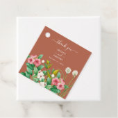 ペリウィンクルバーンオレンジテラコッタ結婚ズ フェイバータグ (インサイチュ)