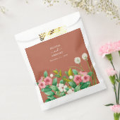 ペリウィンクルバーンオレンジテラコッタ結婚ズ フェイバーバッグ (封をした状態)