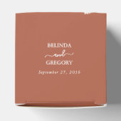 ペリウィンクルバーンオレンジテラコッタ結婚ズ フェイバーボックス (上部)