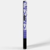 ペリウィンクルフェイクダイヤモンドダマスクiPhone Case-Mate iPhoneケース