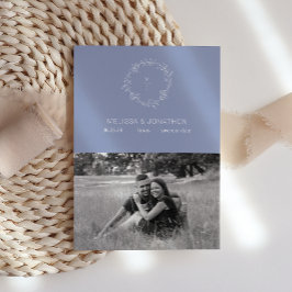 ペリウィンクルフラワーズボホブライド日付を保存 セーブザデート