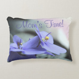 ペリウィンクルフローラデザイン アクセントクッション