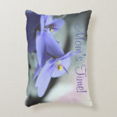 ペリウィンクルフローラデザイン アクセントクッション (正面(垂直))