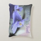 ペリウィンクルフローラデザイン アクセントクッション (裏面(縦))