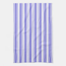 ペリウィンクルブルーとホワイトキャンディストライプー