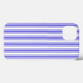 ペリウィンクルブルーと白ストライプキャンディCase-Mate Case-Mate iPhoneケース (裏面 (横))