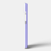ペリウィンクルブルーと白ストライプキャンディCase-Mate Case-Mate iPhoneケース (裏面 / 左)