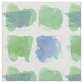 ペリウィンクルブルーセージ緑の正方形の水色 ファブリック (クローズアップ)