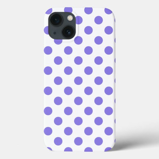 ペリウィンクル水玉模様ケース – メイトiPhoneケース Case-Mate iPhoneケース (裏面)