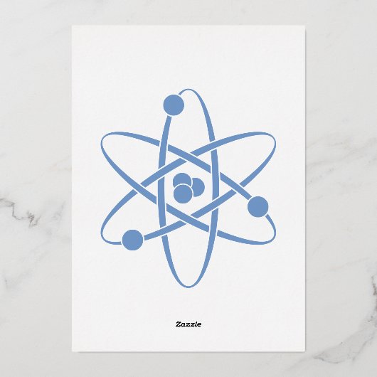 ペリウィンクル箔の魅力的な招待状 箔招待状 (裏面)