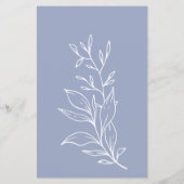 ペリウィンクル花ブライダルゲーム推測ドレス チラシ (裏面)