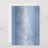 ペリウィンクル華美結婚式招待状 招待状 (裏面)