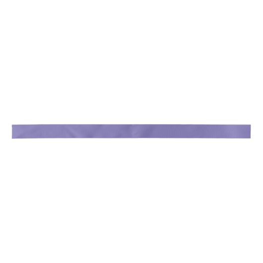 ペリウィンク無地のル色 サテンリボン (正面)