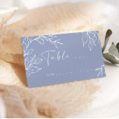 ペリウインクラシンプルフ結婚ァーズエスコートカード プレイスカード