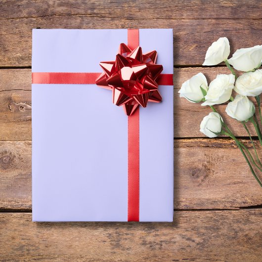 ペリウインクル無地の色 |クラシック |エレガント | ラッピングペーパー