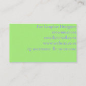 ペリウニモダンクルとライムの「hi」名刺 名刺 (裏面)