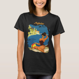 ペリェサツァクロアチアビーチサンシャインブルーの旅 Tシャツ
