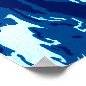 ペリエブルーポップ・アートのアート ポスター (角)