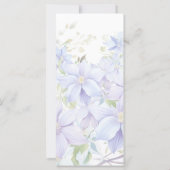 ペリエレガントンクルクレマティス結婚式 プログラム (裏面)