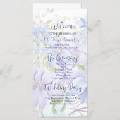 ペリエレガントンクルクレマティス結婚式 プログラム (正面/裏面)