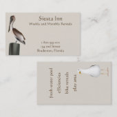 ペリカンおよびカモメ 名刺 (正面/裏面)