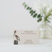 ペリカンおよびカモメ 名刺 (スタンド正面)